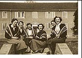 Gipsy Hill College at Kingston Hill, outside Rennie Halls, March 1956 