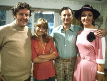 Photo of The Good Life cast. Picture credit: BBC Photo Library.