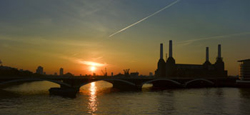 Image of Battersea Power Station from Richard Bryantâ€™s London.  Photograph by Richard Bryant/Arcaid