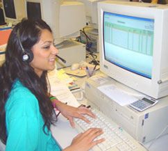 Sukhi Tatla, one of the University's Clearing hotline operators