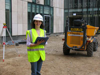 Kingston graduate Amy Heisler is building a career as a graduate building surveyor after securing a place through Clearing.