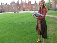 Suzannah Lipscomb is injecting her academic expertise into a project expected to lead to more home-grown tourists passing through the gates at Hampton Court Palace.