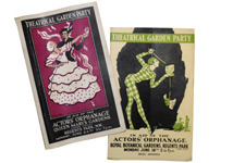 Two of the historic programmes contained in 90 crates of theatre and film memorabilia donated to Kingston University by Sheridan Morleyâ€™s widow Ruth Leon.